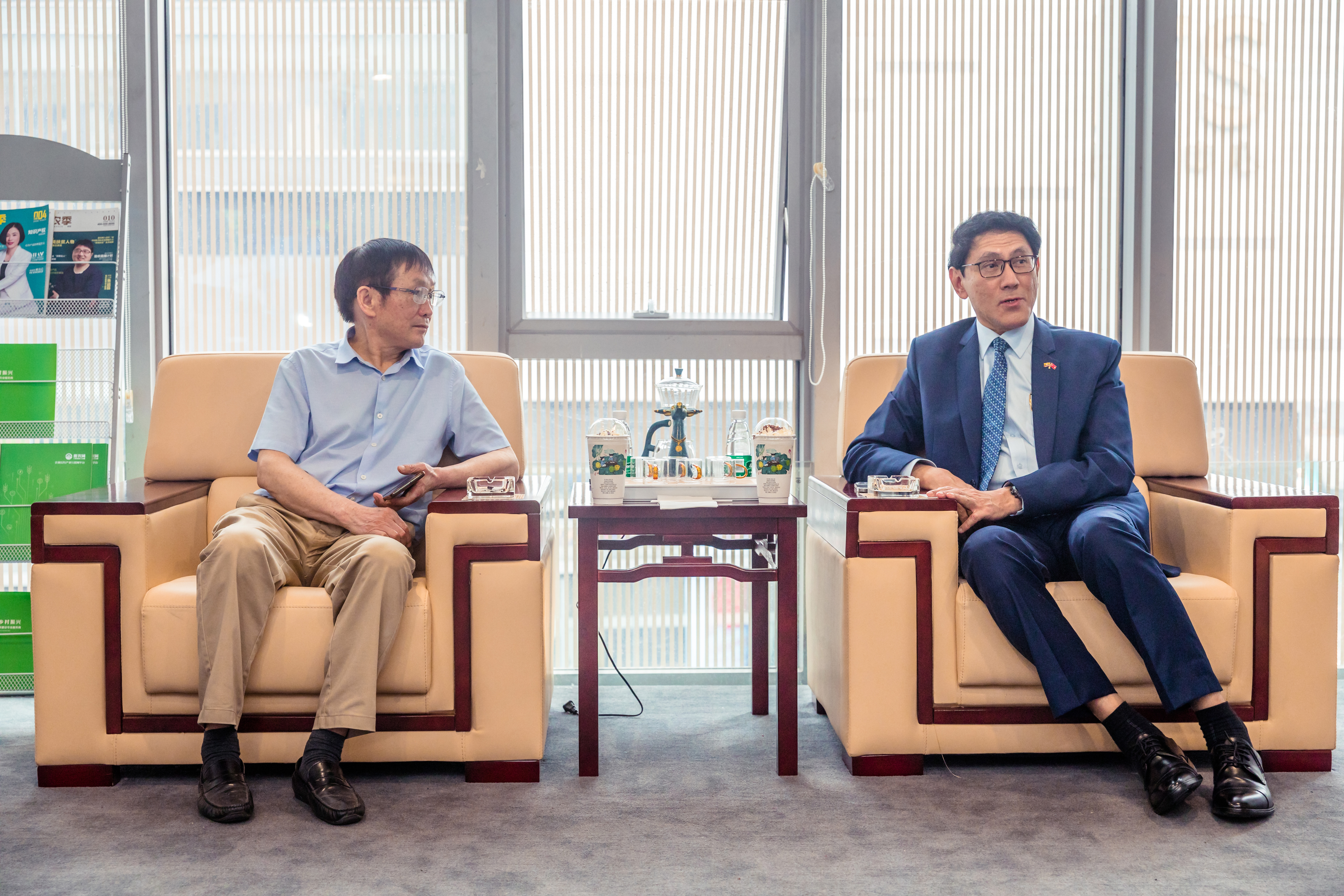 緬甸駐華大使苗丹佩考察惠農網：期待雙方農產品貿易合作